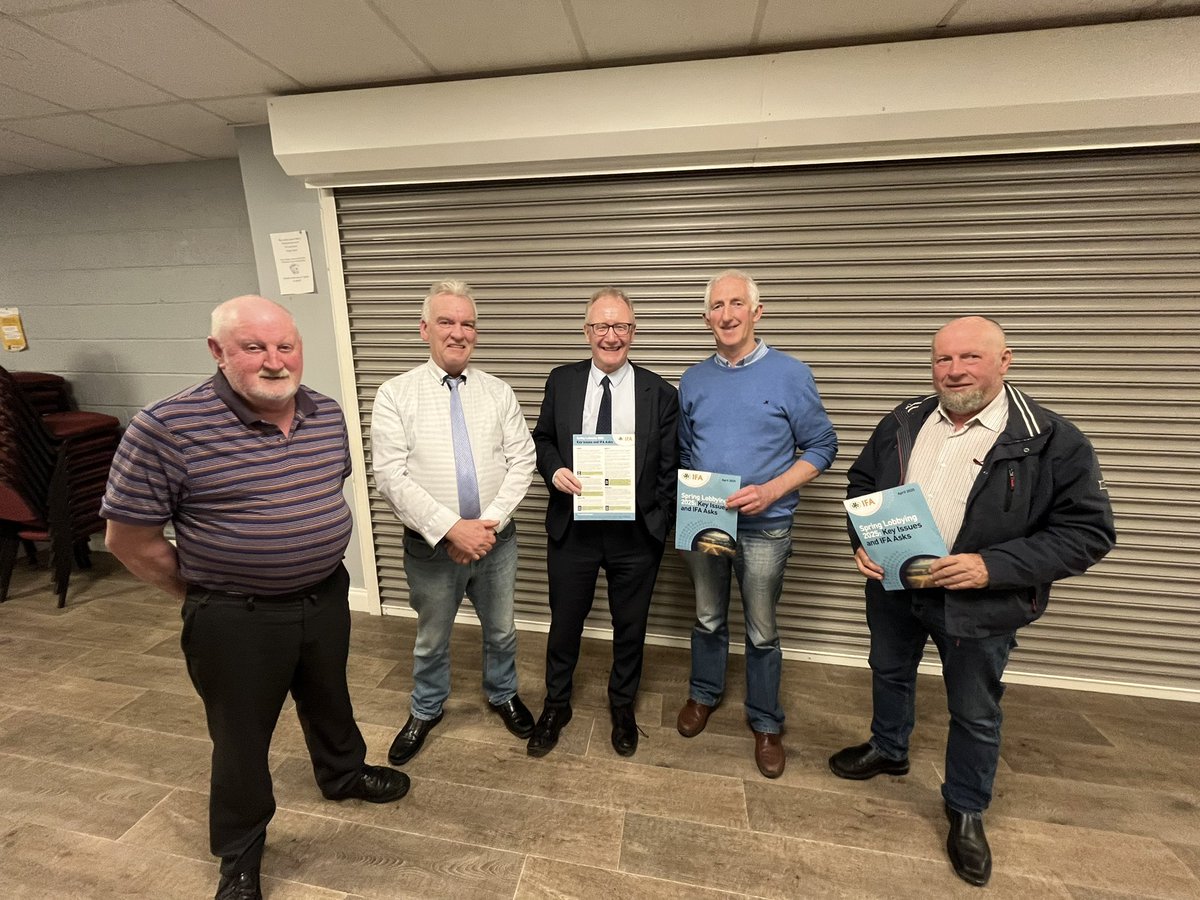 SeanMcKeon1973's tweet image. Sligo/Leitrim @IFAmedia Spring Lobby campaign with @FrankFeighan and @MarianHarkin in Manorhamilton today. And Roscommon @IFAmedia County executive tonight with Rachel Molloney IFA Rural Dev policy executive presenting. Excellent content and debate.