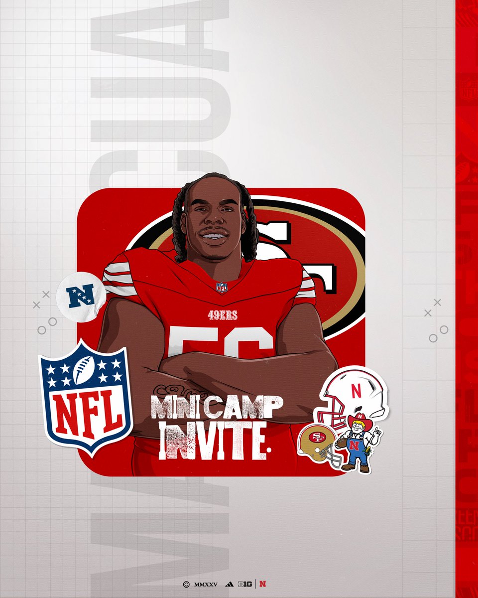 Nebraska Football (@huskerfootball) on Twitter photo #ProBigRed Mini Camp Invite ๐
<a href="/MicahMazzccua/">Micah Mazzccua</a> โก๏ธ <a href="/Chiefs/">Kansas City Chiefs</a> โ <a href="/49ers/">San Francisco 49ers</a> #ProBigRed Mini Camp Invite ๐
<a href="/MicahMazzccua/">Micah Mazzccua</a> โก๏ธ <a href="/Chiefs/">Kansas City Chiefs</a> โ <a href="/49ers/">San Francisco 49ers</a>