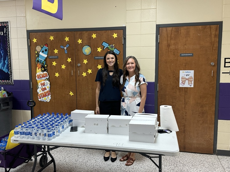 A HUGE thank you to Raegan Haberer and Crystal Wright from Farm Bureau for the donuts today for our 3rd graders!!!  “Donut” stress and do your best 3rd grade!!!!