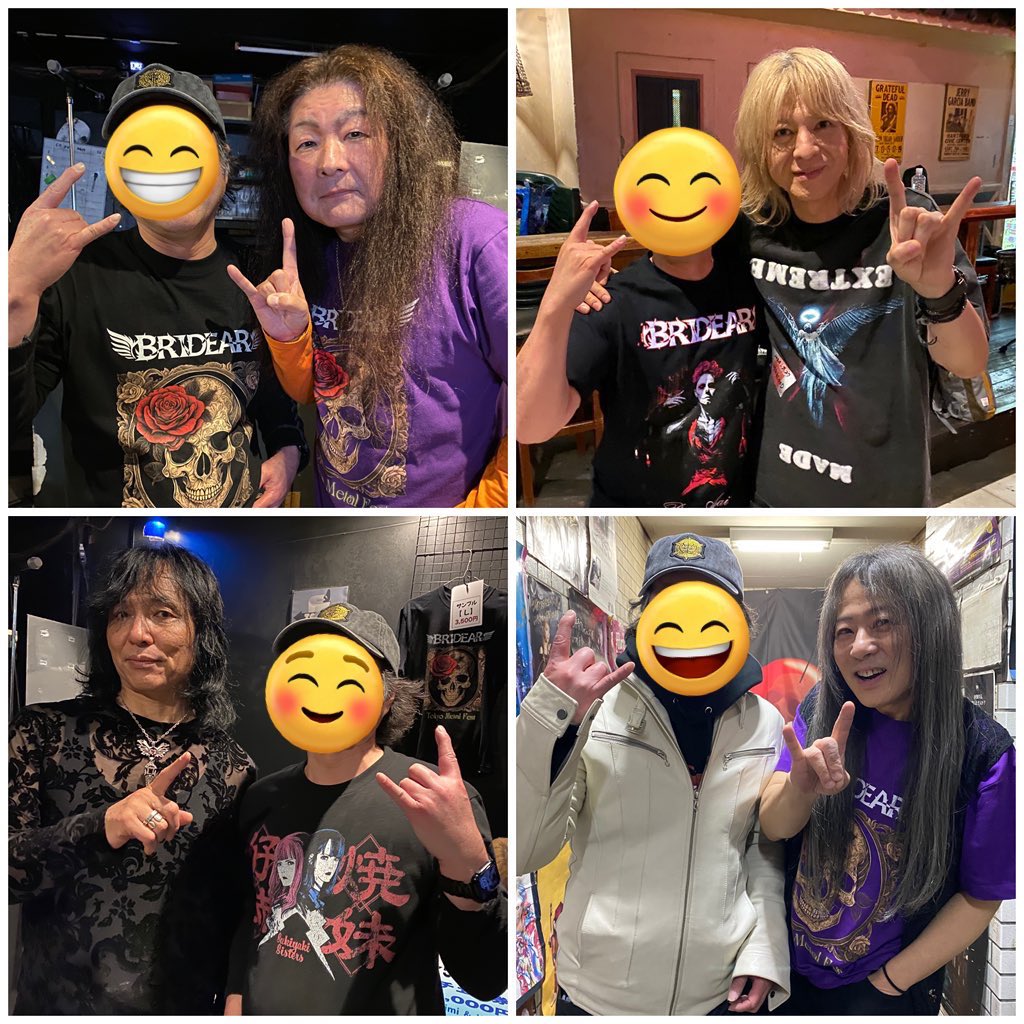 Hiroshi2k0714's tweet photo. ✨独り言✨
先日、#BRIDEAR のライブ会場へ向かう途中、渋谷サイクロン前で #HIMAWARI さんに会った‼️ 😄 ご挨拶させて貰った。
その前日、#JetBar で行われた #HIDEN のライブには写真を持って行ったが、残念なことに 今日は持っていない🥺
彼等の写真は、#BRIDEAR と一緒のファイルで保管しよう😄 https://t.co/Y2E07vzILT