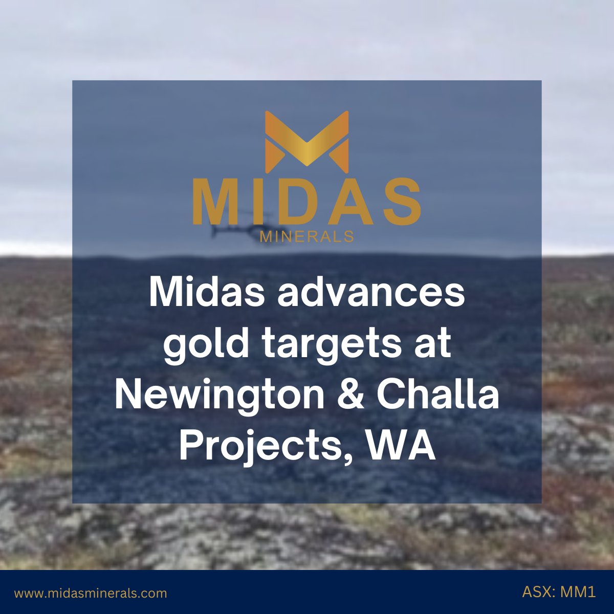 Midas Minerals (@midasminerals) on Twitter photo We're advancing #gold targets at our Newington and Challa projects, WA, with #drilling planned to proceed once approved.
Dawsons target previously returned ๐ฐ๐บ ๐ฎ๐ ๐ญ๐ฒ.๐ฒ๐ด/๐ ๐๐ and ๐ฎ๐บ ๐ฎ๐ ๐ญ๐ณ.๐ฑ๐ด/๐ ๐๐.
More Challa #results due Q2: tinyurl.com/ytsb4fy3
#MM1 We're advancing #gold targets at our Newington and Challa projects, WA, with #drilling planned to proceed once approved.
Dawsons target previously returned ๐ฐ๐บ ๐ฎ๐ ๐ญ๐ฒ.๐ฒ๐ด/๐ ๐๐ and ๐ฎ๐บ ๐ฎ๐ ๐ญ๐ณ.๐ฑ๐ด/๐ ๐๐.
More Challa #results due Q2: tinyurl.com/ytsb4fy3
#MM1