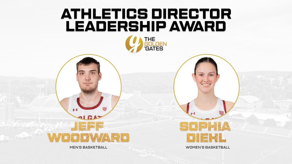 Colgate Athletics (@colgateathletic) on Twitter photo ๐๐๐๐๐๐ซ๐ฌ๐ก๐ข๐ฉ ๐๐ฐ๐๐ซ๐ ๐
Congratulations to <a href="/ColgateMBB/">Colgate Men's Basketball</a>'s Jeff Woodward and <a href="/ColgateWBB/">Colgate Womenโs Basketball</a>'s Sophia Diehl for earning the Athletic Director Leadership Award. These student-athletes have been true ambassadors for Colgate as a whole and have left their program's in a better ๐๐๐๐๐๐ซ๐ฌ๐ก๐ข๐ฉ ๐๐ฐ๐๐ซ๐ ๐
Congratulations to <a href="/ColgateMBB/">Colgate Men's Basketball</a>'s Jeff Woodward and <a href="/ColgateWBB/">Colgate Womenโs Basketball</a>'s Sophia Diehl for earning the Athletic Director Leadership Award. These student-athletes have been true ambassadors for Colgate as a whole and have left their program's in a better