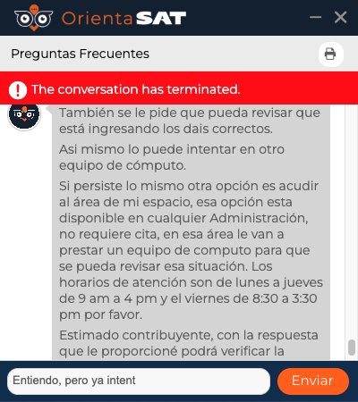 iriosp's tweet photo. @SATMX que onda con su servicio. Lejos de darme una solución, simplemente terminan la conversación. https://t.co/amdH5tUsoF