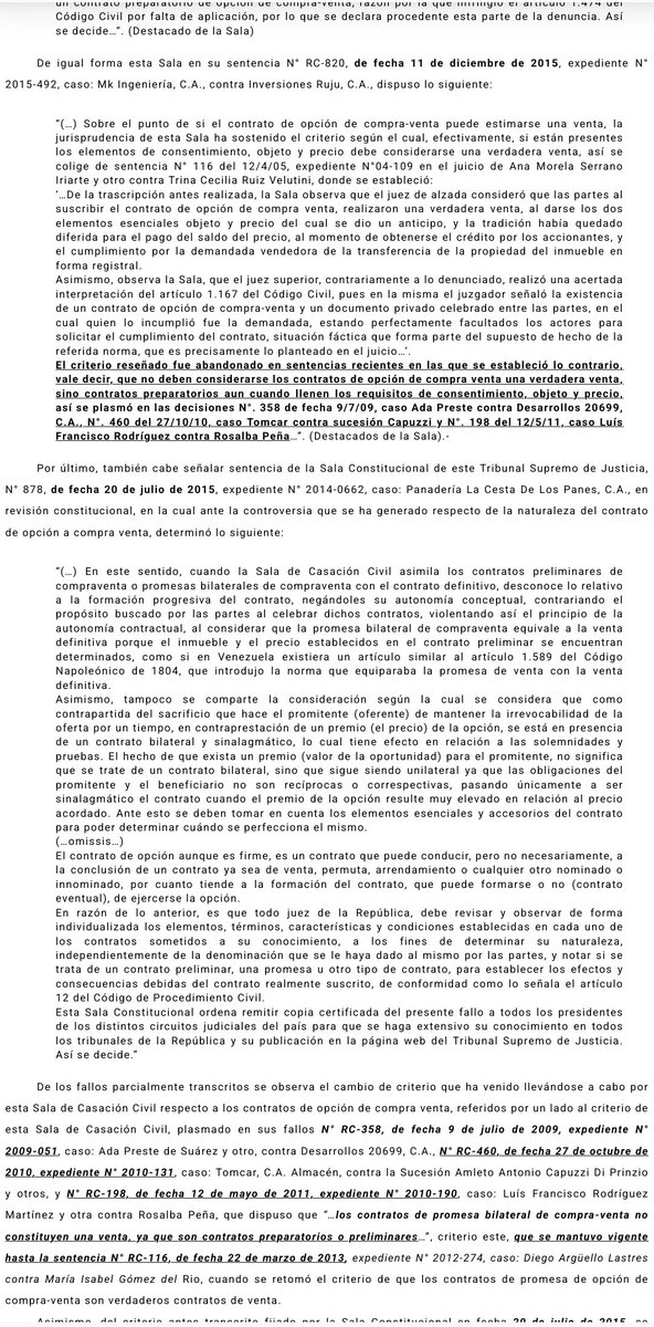 WilsonGomezGB's tweet photo. Sentencia N° 000164 del 11/04/2025 Sala de Casación Civil @TSJ_Venezuela La tradición del bien inmueble se materializa con el otorgamiento del documento de propiedad y que tal obligación recae sobre el vendedor y no en el comprador. Contrato Compra Venta
https://t.co/RZjhjq6wfg https://t.co/U8dVi4Isyi