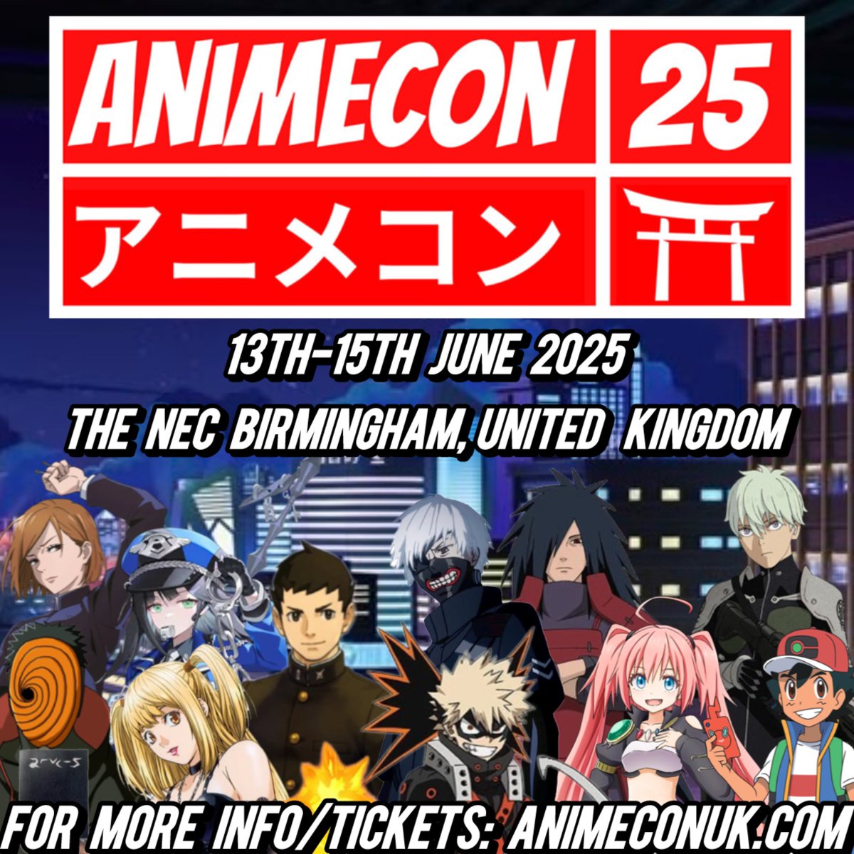 🇬🇧WHO’S EXCITED FOR 
ANIMECON UK THIS JUNE?!🇬🇧

MEET THE VOICE ACTORS FROM DEATH NOTE, NARUTO, MY HERO ACADEMIA &amp; MORE!

FOR MORE INFO ABOUT THE EVENT &amp; BUY TICKETS: 
animeconuk.com

<a href="/animecon_uk/">AnimeConUk 2025</a> <a href="/thenec/">The NEC</a> #convention #anime #merch #voiceactors #autographs #cosplay #panels