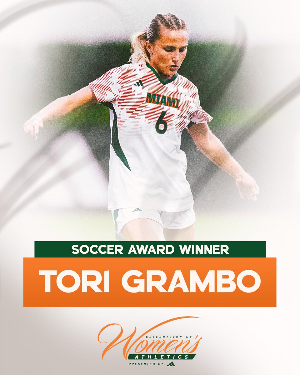 Congrats to our 2025 CWA Soccer Award winner, Tori Grambo 🙌

We’re so proud of you and all your accomplishments!