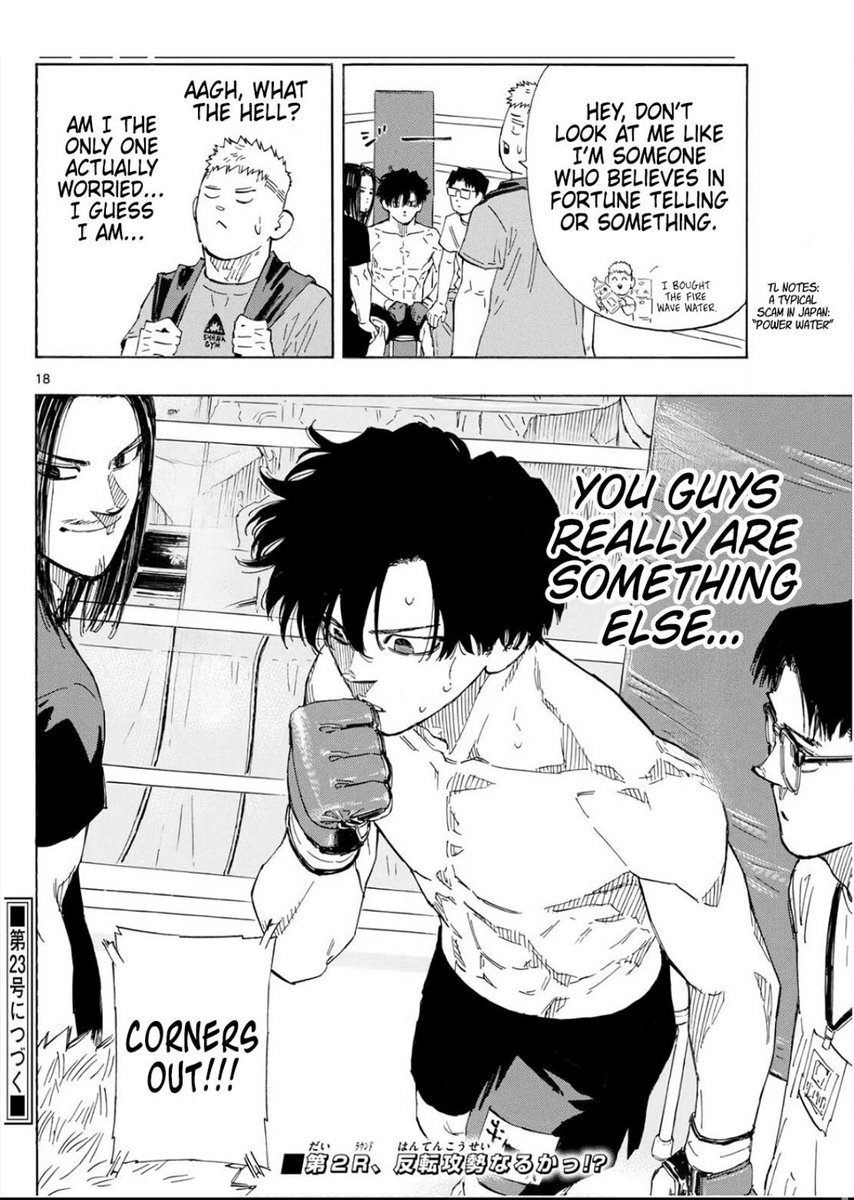 Caught up to red blue this a great manga

If you like mma or just martial arts you should be read this, hell if you like sport mangas read this, HELL if you like manga read this