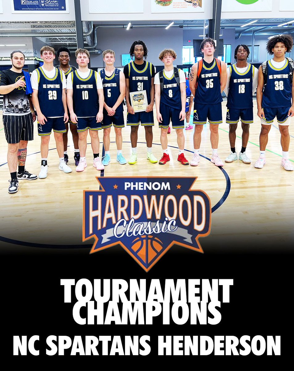 Phenom_Exposure (@phenomexposure) on Twitter photo Tournament Champions
#PhenomHardwoodClassic #PhenomHoops
NC Spartans Henderson
<a href="/Coach_Rick57/">Rick Lewis</a> <a href="/colbylewis20/">Colby Lewis</a> <a href="/POBScout/">Patrick O'Brien</a> <a href="/JeffreyBendel_/">Jeff Bendel</a> <a href="/Phenom_Hoops/">Phenom Hoop Report</a> <a href="/ty1ewis/">Tyler Lewis</a> <a href="/CoachChrisNC/">Chris Ewell</a> Tournament Champions
#PhenomHardwoodClassic #PhenomHoops
NC Spartans Henderson
<a href="/Coach_Rick57/">Rick Lewis</a> <a href="/colbylewis20/">Colby Lewis</a> <a href="/POBScout/">Patrick O'Brien</a> <a href="/JeffreyBendel_/">Jeff Bendel</a> <a href="/Phenom_Hoops/">Phenom Hoop Report</a> <a href="/ty1ewis/">Tyler Lewis</a> <a href="/CoachChrisNC/">Chris Ewell</a>