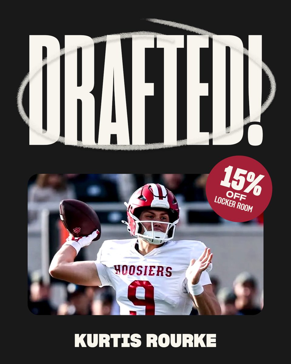 Congrats Kurtis on getting drafted⚪️🔴

Kurtis’ locker is now 15% off!!
indiana.nil.store/collections/ku…