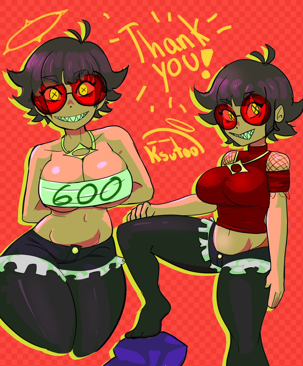 Thank you so much for the 600 followers! ❤💛  ^^ 
To celebrate, I will randomly choose 3 characters that you sent me in the comments (can be oc/fanart)

#oc #raffle