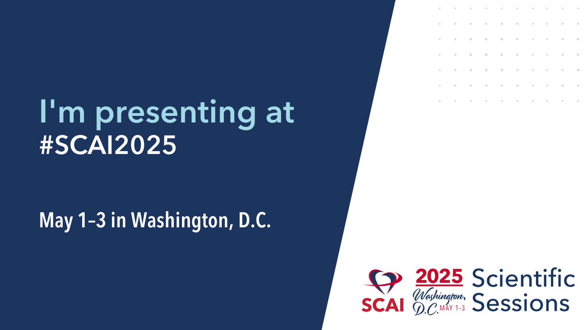 Humail Patel (@humailpatel) on Twitter photo Excited to attend and present a couple of our studies at my first (of many, hopefully) SCAI!!
Excited to meet everyone in the IC community at #SCAI2025
<a href="/SCAI/">SCAI</a> <a href="/stentdoc1/">Rajiv Jauhar</a> <a href="/NorthwellChiefs/">Northwell Internal Medicine Chief Residents</a> <a href="/Northwell_IM/">Northwell IM Residency</a> Excited to attend and present a couple of our studies at my first (of many, hopefully) SCAI!!
Excited to meet everyone in the IC community at #SCAI2025
<a href="/SCAI/">SCAI</a> <a href="/stentdoc1/">Rajiv Jauhar</a> <a href="/NorthwellChiefs/">Northwell Internal Medicine Chief Residents</a> <a href="/Northwell_IM/">Northwell IM Residency</a>