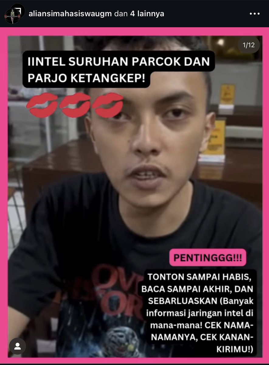 Punk nyamar jadi intel
Intel nyamar jadi punk
Alias mukanya tetep kek tai