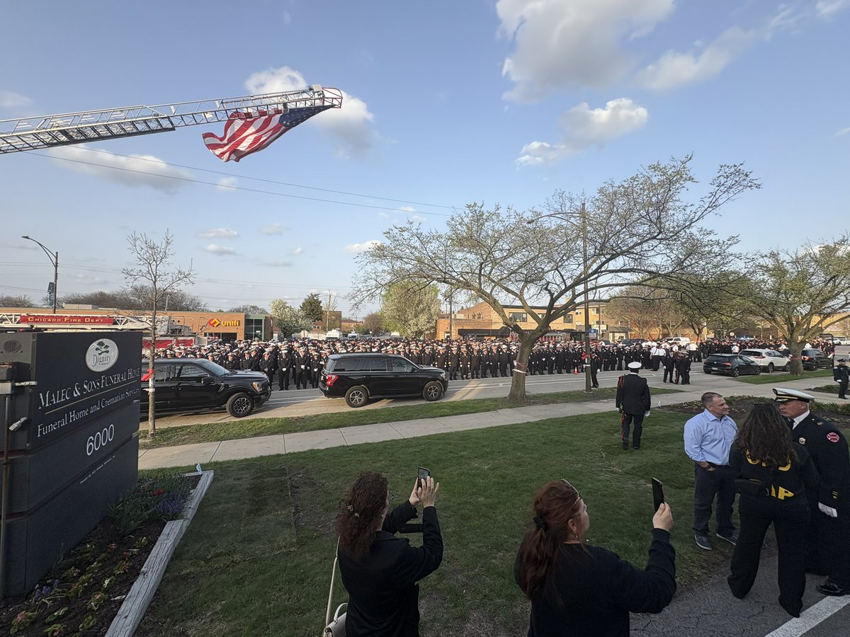 CFD members assemble for the official walk thru for Captain David Meyer