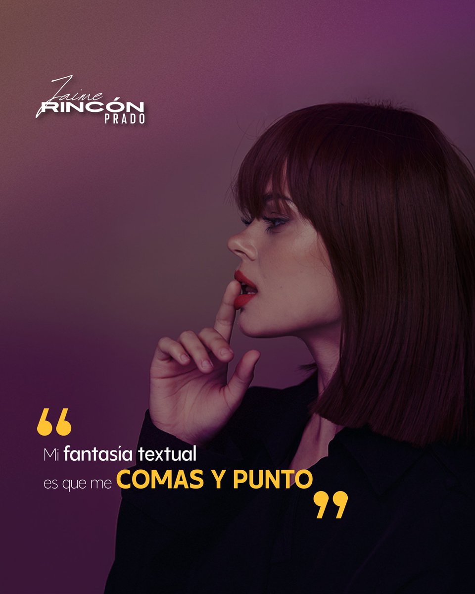 jrinconprado's tweet photo. No es un juego de palabras, es un desafío de sentidos. Si sabes leer entre líneas... sabes a qué me refiero. 💭🤔

#JaimeRincónPrado #Sentidos #Fantasia https://t.co/A6V5QwQjrm