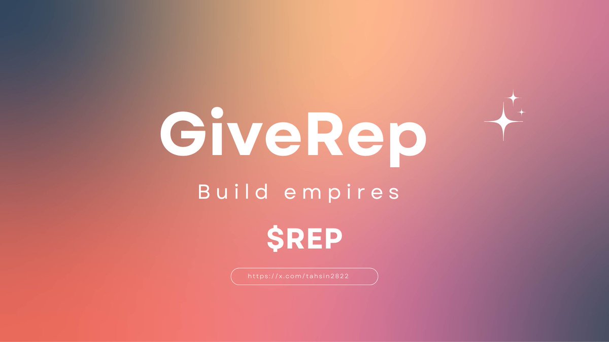 tahsin2822's tweet photo. Build Empires 💵💵@GiveRep @SuiNetwork 
One off the best project 💥 https://t.co/Q9N4Vt9qFq