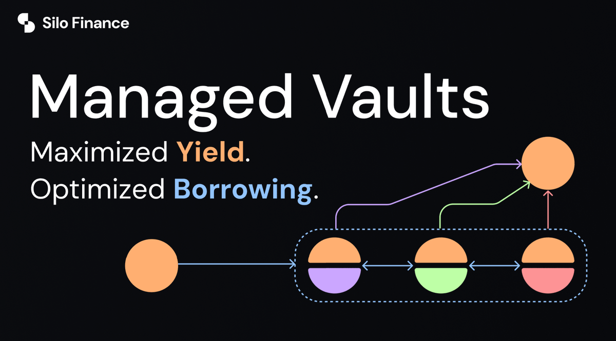 Risk isolation is the cornerstone of Silo, enabling users to manage risk. However, fragmentation hinders efficient, competitive borrowing.

To address this, we’re excited to launch Silo Vaults—a liquidity-unifying, yield-optimizing layer built on ERC-4626 lending markets.
👇