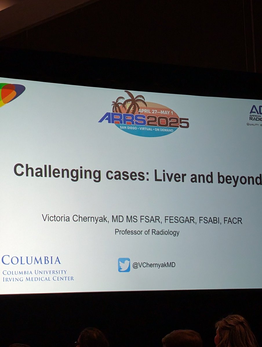 Lyndon Luk (@lyndonluk) on Twitter photo Interesting liver cases (and other organs!) with <a href="/VChernyakMD/">Victoria Chernyak, MD MS FSAR FESGAR FACR</a> at #ARRS2025 Interesting liver cases (and other organs!) with <a href="/VChernyakMD/">Victoria Chernyak, MD MS FSAR FESGAR FACR</a> at #ARRS2025