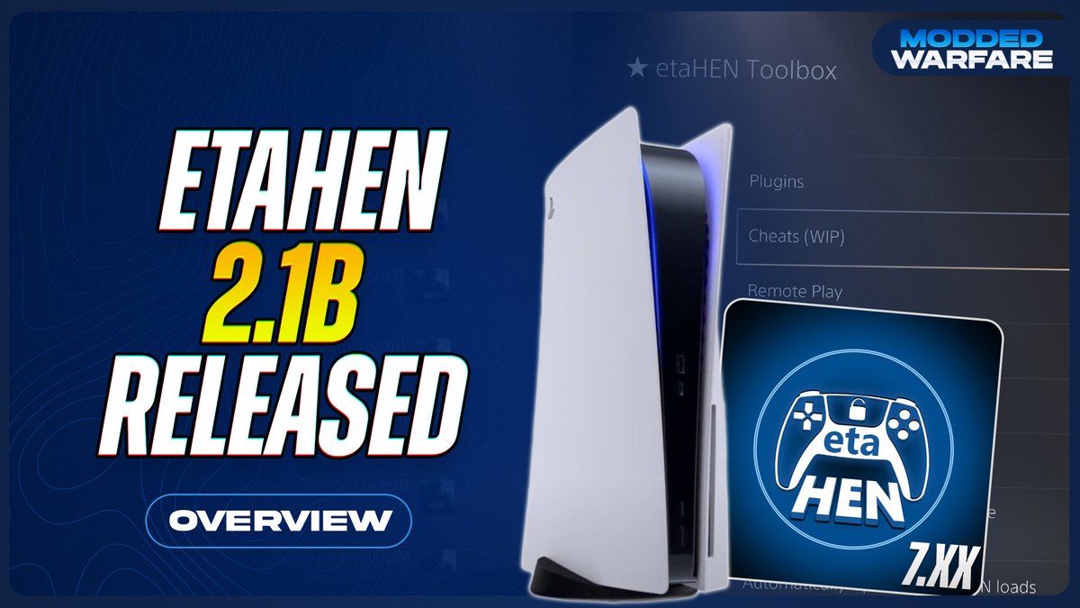 New video checking out the latest release of etaHEN 2.1B with new features and 7.xx support: youtu.be/YEpuEfoVNBI