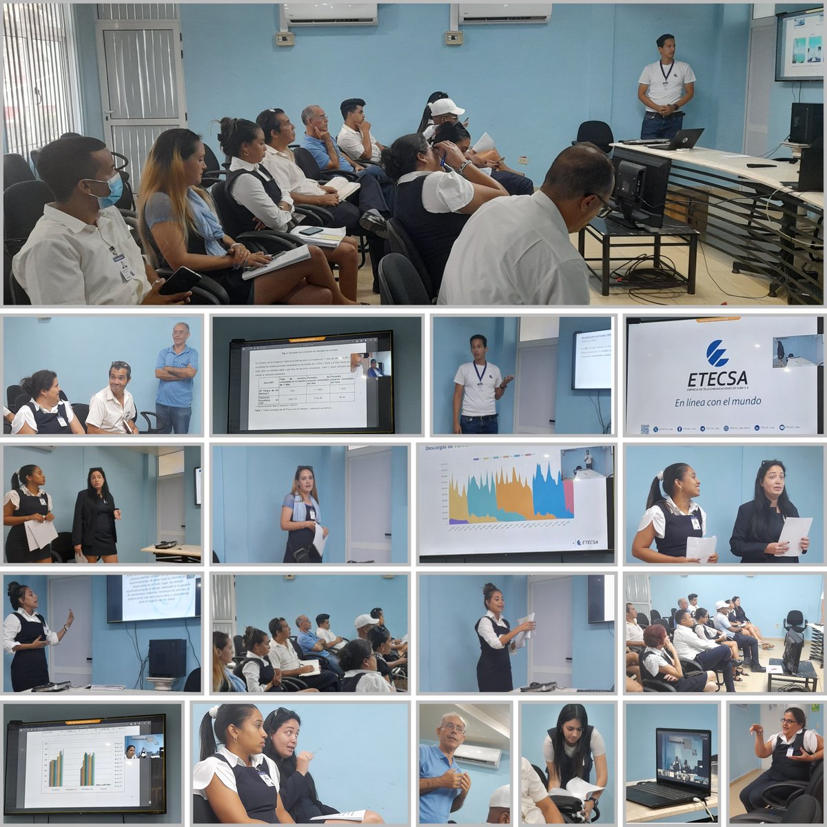 En la tarde de hoy tuvo lugar el Evento de Base de las #BTJ en <a href="/ETECSAGranma/">Bayamesa2025</a>, se presentaron muy buenas ponencias por partes de nuestros jóvenes 🤓💻
#JóvenesInnovadores
#UJC
<a href="/AniaHidalgo/">Ania Hidalgo Fonseca</a> <a href="/danier_valdes/">Dánier Valdés</a> <a href="/GanadoDiaz/">José Ramón Ganado Díaz</a> <a href="/sergiodiasg/">Sergio Díaz</a> <a href="/claudiabrjocik/">Claudia La Cubana</a> <a href="/FonsecaOsmely/">Osmely Yudinich Fonseca Rosabal</a>