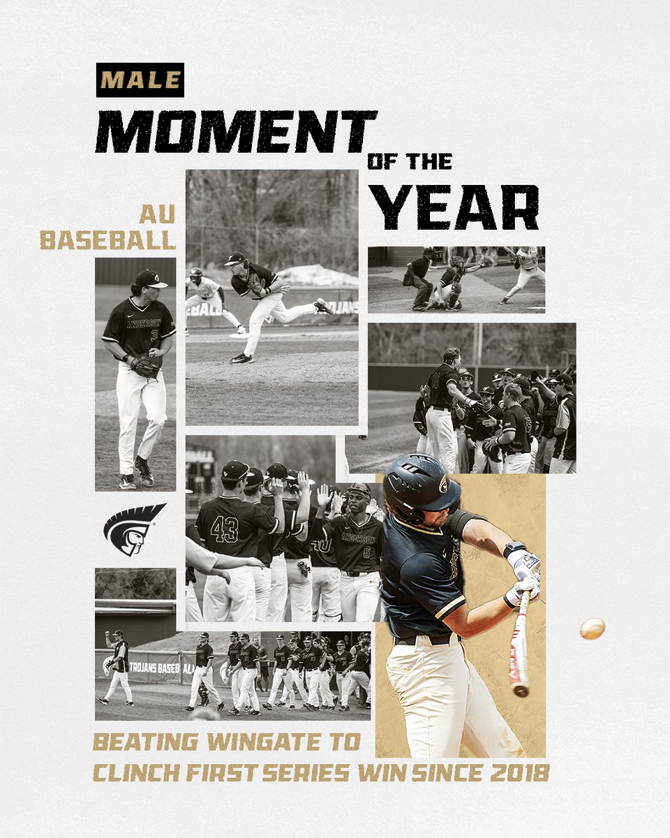 Baseball earned their first series win over the Bulldogs since 2018 and earns the Goldie for Male Moment of the Year! 

#ChargeOn #TheGoldies