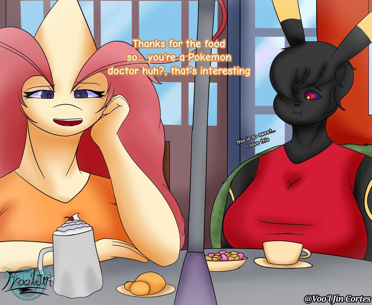 Double date! - part 3

Eating together