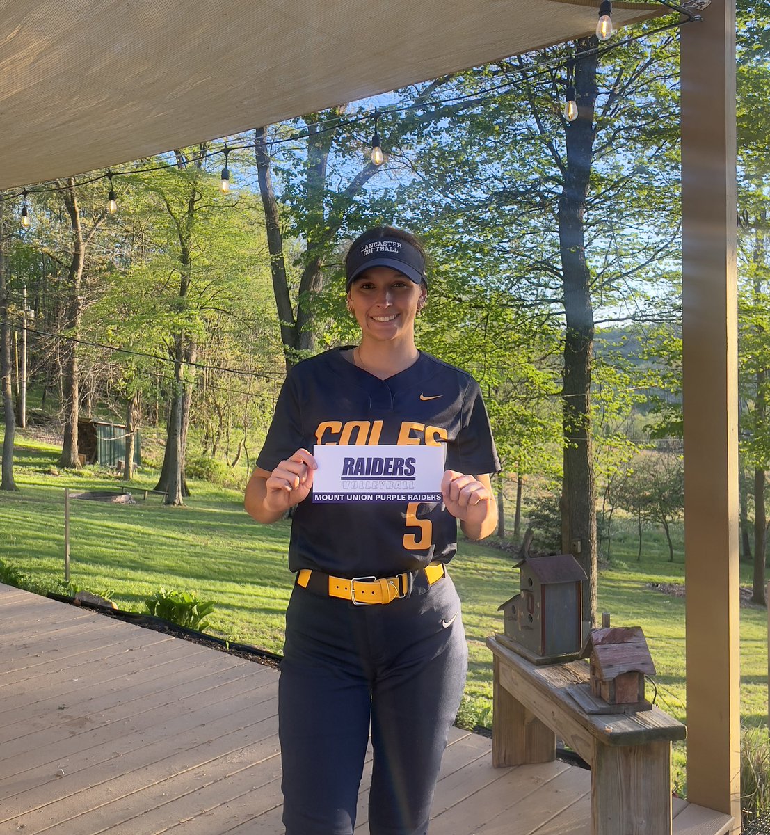 So excited and blessed to receive an offer   to play volleyball at the next level at <a href="/UMUVB/">MountUnion_VB</a> Thank you and I can’t wait to be back on campus soon! Go Raiders!💜🏐
<a href="/galesveeb/">LHS Volleyball</a> <a href="/galesveeb2/">Kati Lifer</a>