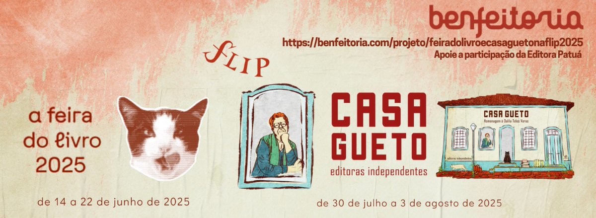 Começou a campanha de financiamento coletivo para a realização da Casa Gueto na FLIP e da Tenda na A Feira do Livro. Você apoia e recebe recompensas incríveis!

l1nq.com/bjHLq