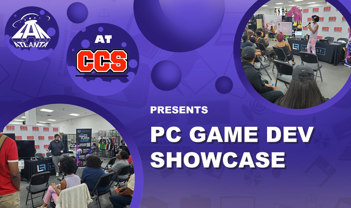 LANATLANTA_24's tweet photo. thank you @CCS_Atlanta for having us! Thank you to our Guest https://t.co/LCBLTfNnKH
and https://t.co/2HVwAsbsxY
#gamedev #dev https://t.co/2iX8dpJVxL