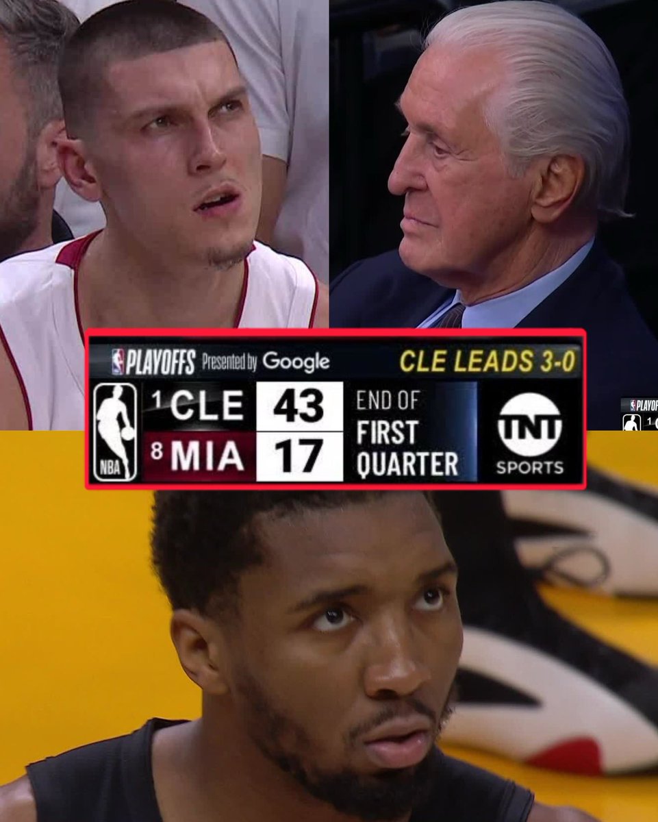 Heat 3 quarters away from elimination 👀