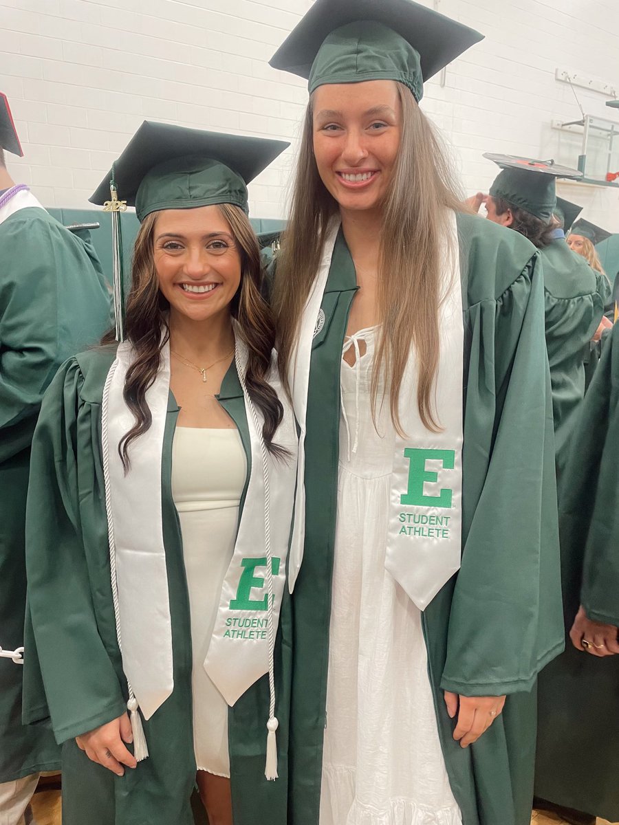 College educated she graduated👩‍🎓

Congrats to our volleyball grads!🎉

#EMUEagles | #EMUVBALL🦅🏐