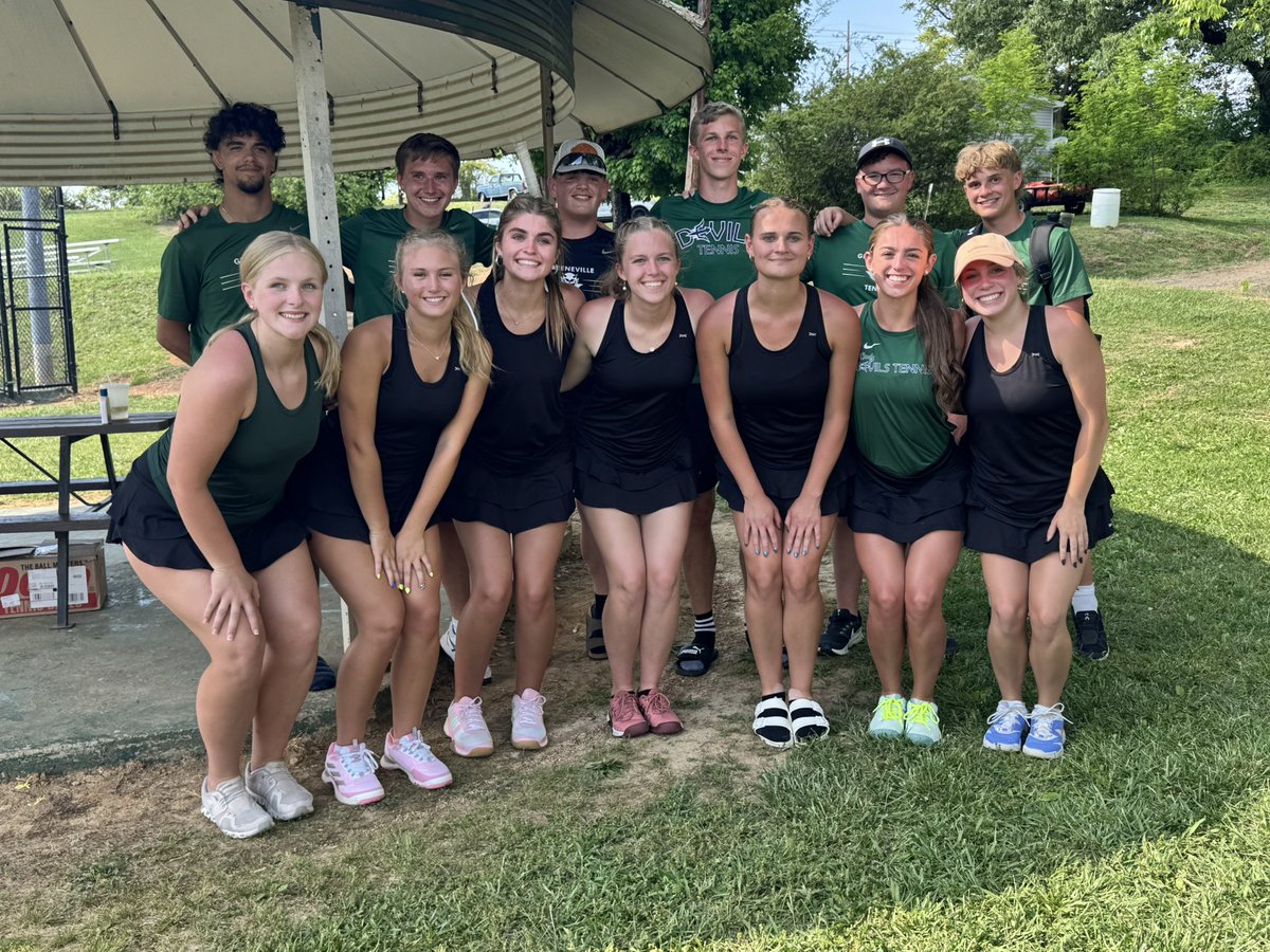 GHS Tennis (@ghsdevilstennis) on Twitter photo That’s a wrap on day 1 of the district tournament! Congratulations to these GHS Devils! <a href="/Tate_Russell/">Tate Russell</a> <a href="/GreeneSunSports/">Greeneville Sun Sports</a> <a href="/WGRVnews/">Radio Greeneville</a> That’s a wrap on day 1 of the district tournament! Congratulations to these GHS Devils! <a href="/Tate_Russell/">Tate Russell</a> <a href="/GreeneSunSports/">Greeneville Sun Sports</a> <a href="/WGRVnews/">Radio Greeneville</a>