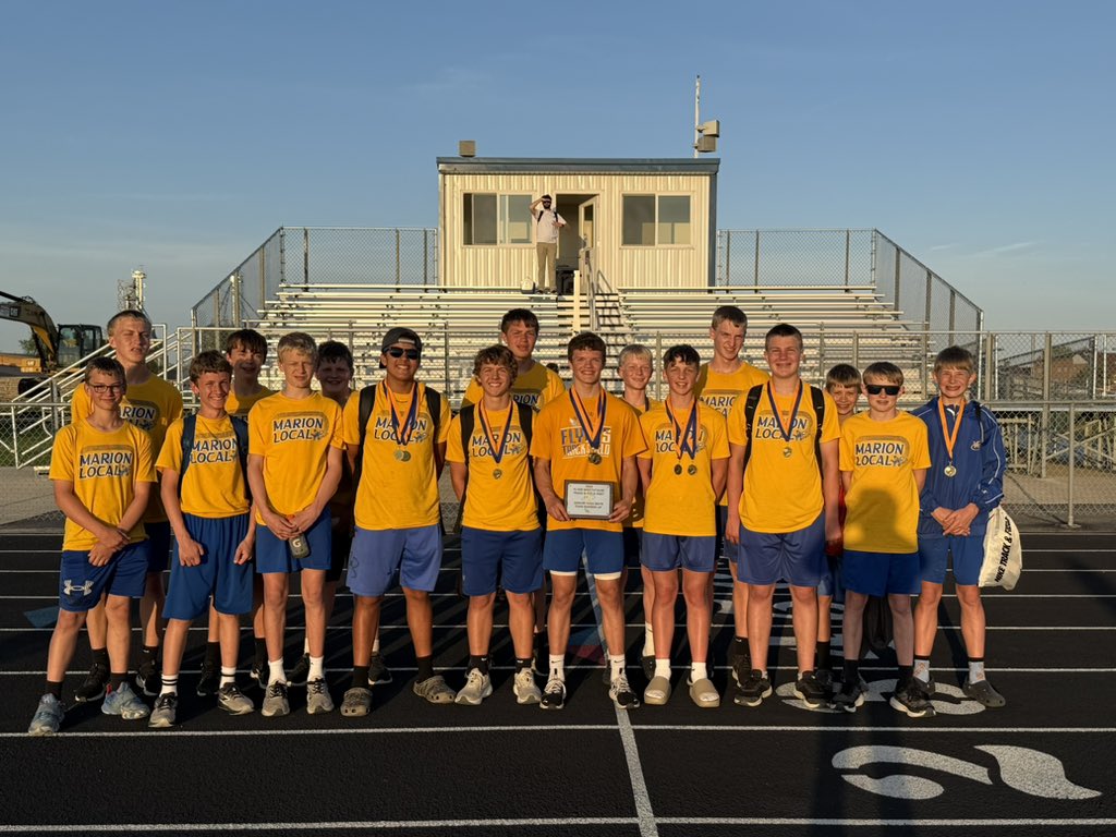 Overall Team Champions 2025 Flyer Spectacular- Coldwater Boys!

Team Runner-Up- Marion Local Boys
