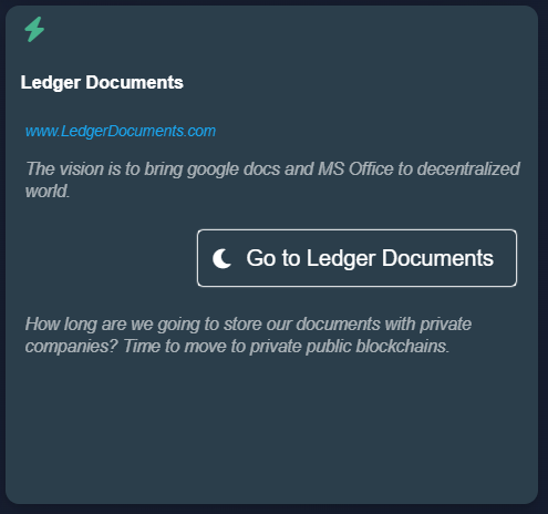 OperateID's tweet photo. Today, during the governance call, we demonstrated the decentralized De-Docu-Sign app.
It is 10 times cheaper and 10 times more authoritative than DocuSign.
Screenshots from the working demo are posted in the replies section of this Twitter thread. https://t.co/TIFltcWaMv