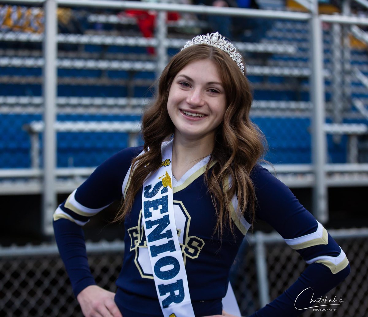 OFHSCheer's tweet image. Congratulations to senior, Emma Kuhlenschmidt, who will continue her cheer career in the fall at the University of Akron! We are so incredibly proud of you, Emma! 💙💛