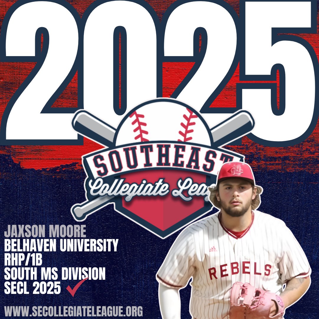 SECollegiate League (@secollegiatelge) on Twitter photo 🔒 INVITE ACCEPTED 🔒
⚾️ Jaxson Moore (<a href="/JaxsonMoore2025/">Jaxson Moore</a> )
🏫 Belhaven University
📍 South MS Division
Are you in?
➡️Request your spot:
secollegiateleague.org 🔒 INVITE ACCEPTED 🔒
⚾️ Jaxson Moore (<a href="/JaxsonMoore2025/">Jaxson Moore</a> )
🏫 Belhaven University
📍 South MS Division
Are you in?
➡️Request your spot:
secollegiateleague.org