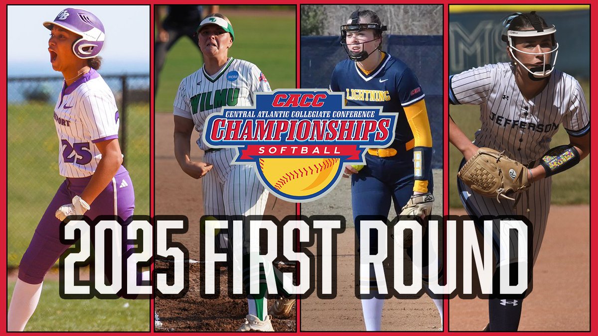 .<a href="/UBPurpleKnights/">Bridgeport Athletics</a> <a href="/WilmUAthletics/">Wilmington Wildcats</a> <a href="/GBCLightning/">GBC Athletics</a> <a href="/JeffersonRams/">Jefferson Rams 🐏</a> advance out of a tightly-contested CACC Softball Championship first round to compete for the title on May 1-3.

caccathletics.org/news/2025/4/28…