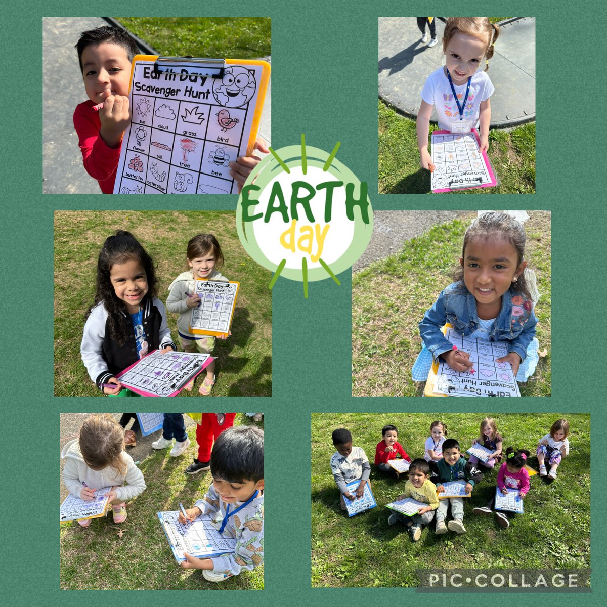 We love scavenger hunts! We can explore and collect data! Miss Leeann’s STEAM Class is filled with smiles for miles. ☀️🌎❤️