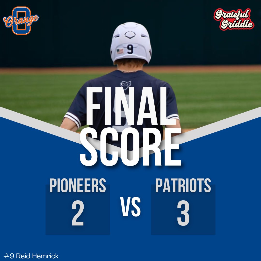 Orange Baseball (@oobaseball) on Twitter photo ๐๐๐ก๐๐ ๐ฆ๐๐ข๐ฅ๐
ORANGE ๐ 2
LIBERTY 3
WP: Van Engelenhoven
LP: Knupp
<a href="/OHCDBCA/">Central District Baseball Coaches Association</a>
#OrangeBaseball | #ICCU ๐๐๐ก๐๐ ๐ฆ๐๐ข๐ฅ๐
ORANGE ๐ 2
LIBERTY 3
WP: Van Engelenhoven
LP: Knupp
<a href="/OHCDBCA/">Central District Baseball Coaches Association</a>
#OrangeBaseball | #ICCU