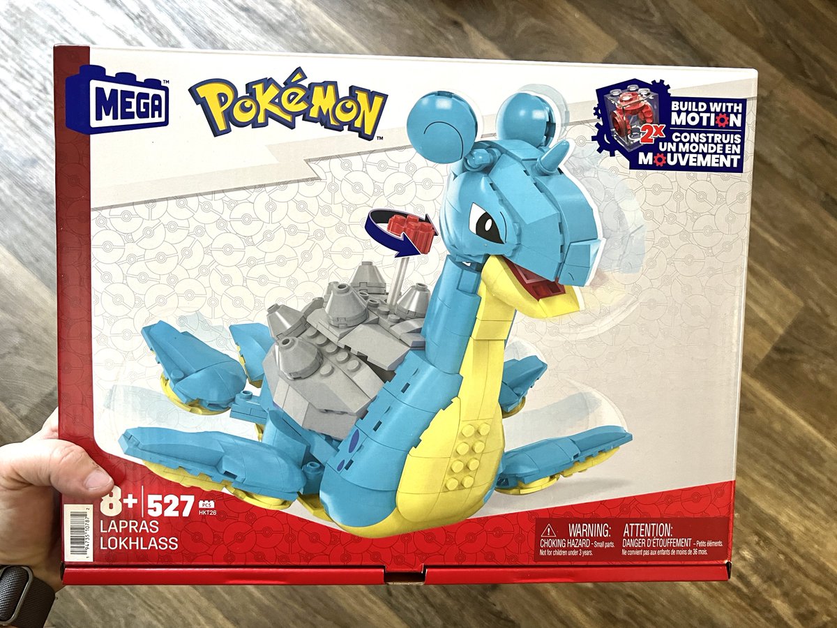 For one of my charity stream milestones, chat went shopping! They picked a 527 piece model of my favorite Pokémon…time to plan a building stream 😅
