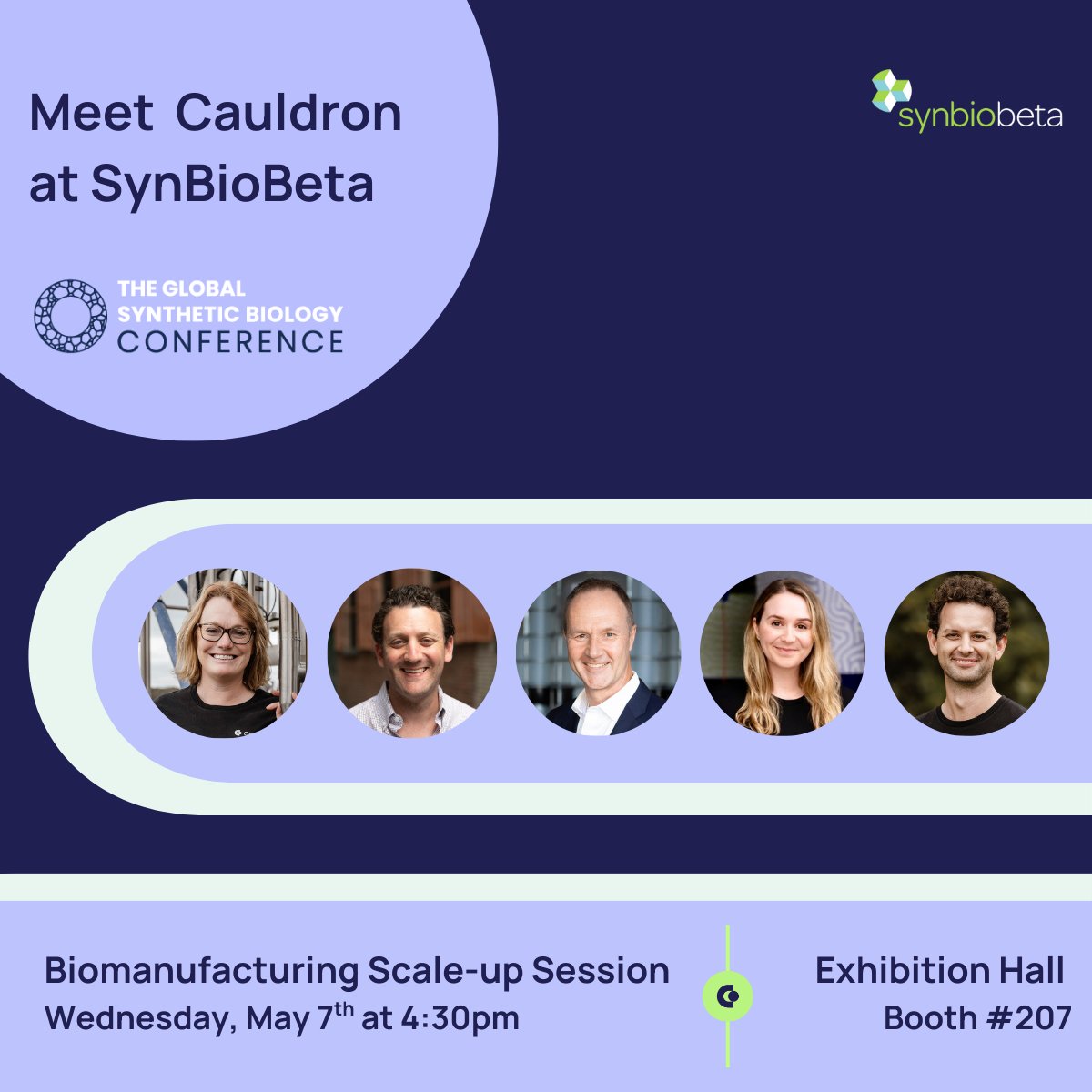 We're thrilled to be heading back to #SynBioBeta2025!

Catch us in the <a href="/SynBioBeta/">SynBioBeta</a> Exhibition Hall or join the conversation at the Biomanufacturing Scale-up session with our Co-founder and CEO <a href="/MicheleStansfi4/">Michele Stansfield</a> on May 7th. 

🤝 Let’s shape the future of biomanufacturing together