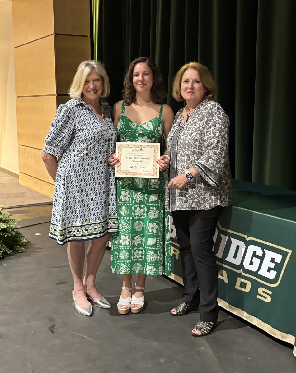 Celia McCarter (@celiamccarter7) on Twitter photo Congratulations, <a href="/LydiaMcCarter25/">Lydia McCarter</a> for winning the <a href="/FFMSnews/">Foundation Fort Mill Schools</a> F3 scholarship!! <a href="/CrhswLax/">CRHSWLax</a> Congratulations, <a href="/LydiaMcCarter25/">Lydia McCarter</a> for winning the <a href="/FFMSnews/">Foundation Fort Mill Schools</a> F3 scholarship!! <a href="/CrhswLax/">CRHSWLax</a>