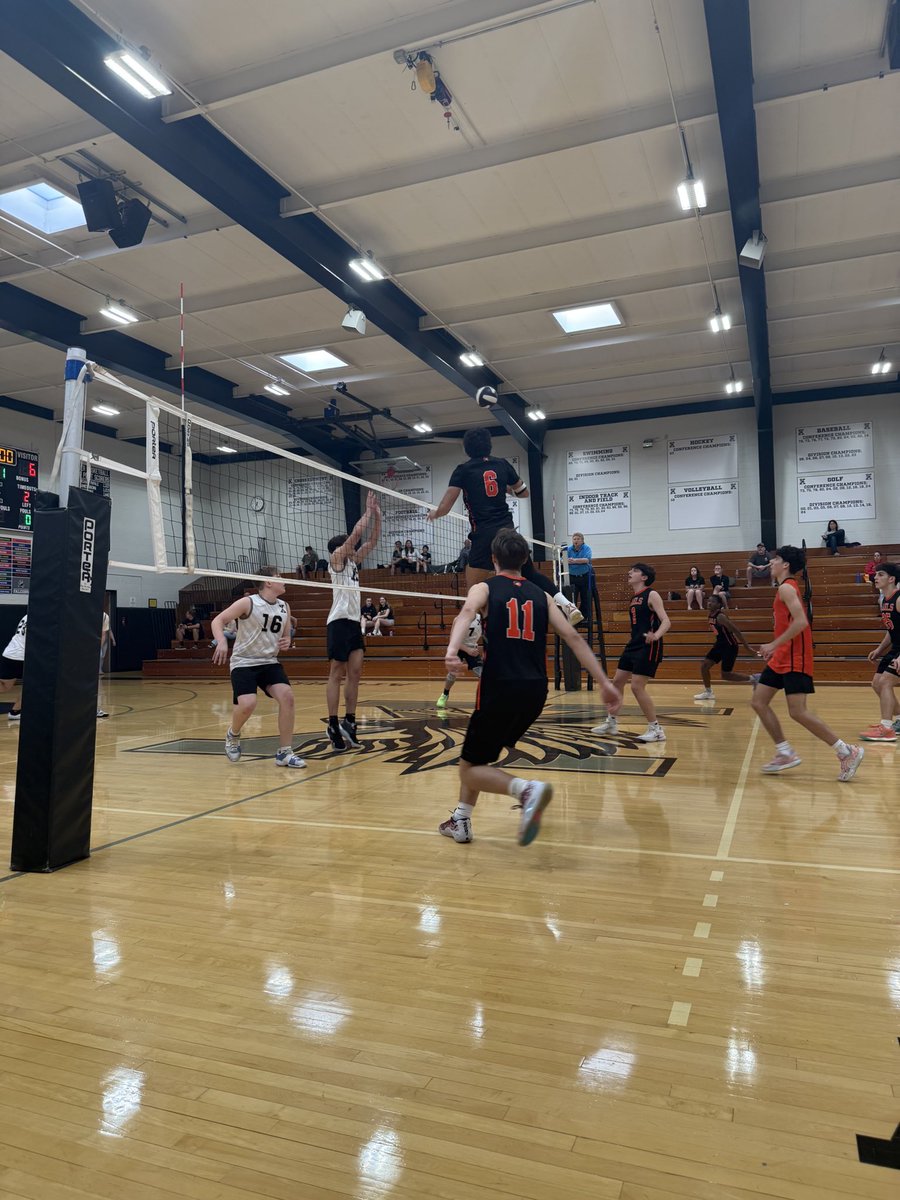 SCC showdown with the Gaels traveling to Xavier. Varsity took it to 5 games to secure the win in a very tough matchup with the Falcons. 
JV wins their match in 2!  Strong season this far for the Boys Volleyball team!  Let’s keep it going!