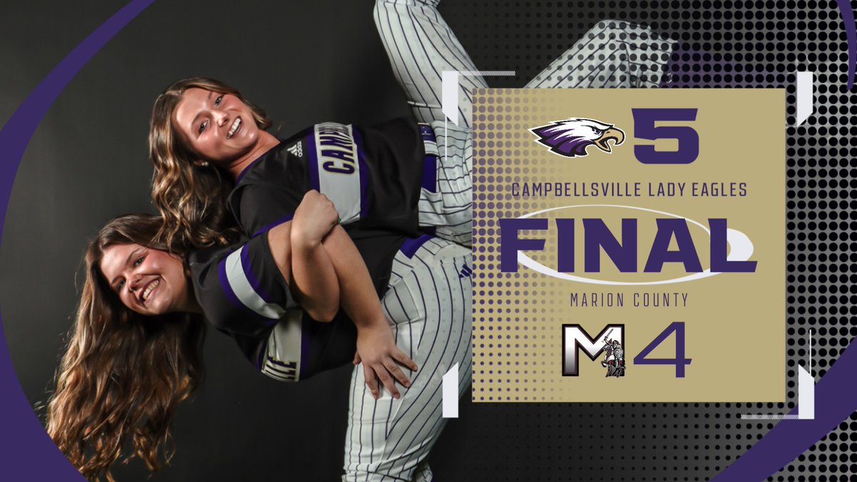 LADY EAGLES WIN! CHS defeats Marion County for the first time since 2009! Riley Underwood pitched a complete game with 5 strikeouts and Keeley Dicken had a walk-off double in the bottom of the 7th! CHS finishes up regular-season district play tomorrow as they host Taylor County!