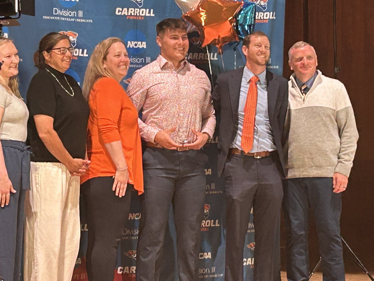 Carroll University Athletics (@pio_athletics) on Twitter photo The 2025 Pio Award for Male Athlete of the Year goes to…
<a href="/piofootball/">Carroll U Football</a>’s Reed Breckheimer!
#2025Pios The 2025 Pio Award for Male Athlete of the Year goes to…
<a href="/piofootball/">Carroll U Football</a>’s Reed Breckheimer!
#2025Pios