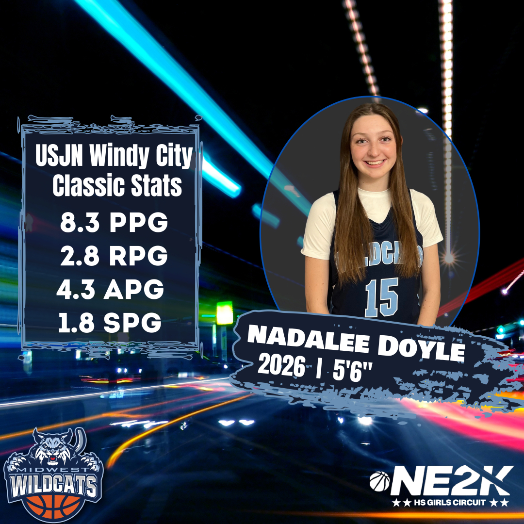 Midwest Wildcats Basketball (@midwestwildcats) on Twitter photo Junior, Nadalee Doyle proved she can do it all this weekend averaging 8.3 points, 4.3 assists, 2.8 rebounds, and 1.8 steals. <a href="/NadaleeDoyle/">Nadalee Doyle</a> and 2026-Marshall will be playing in DeForest, WI at the Wisconsin Elite Shootout, May 3-4. Keep it up, Nadalee! Junior, Nadalee Doyle proved she can do it all this weekend averaging 8.3 points, 4.3 assists, 2.8 rebounds, and 1.8 steals. <a href="/NadaleeDoyle/">Nadalee Doyle</a> and 2026-Marshall will be playing in DeForest, WI at the Wisconsin Elite Shootout, May 3-4. Keep it up, Nadalee!