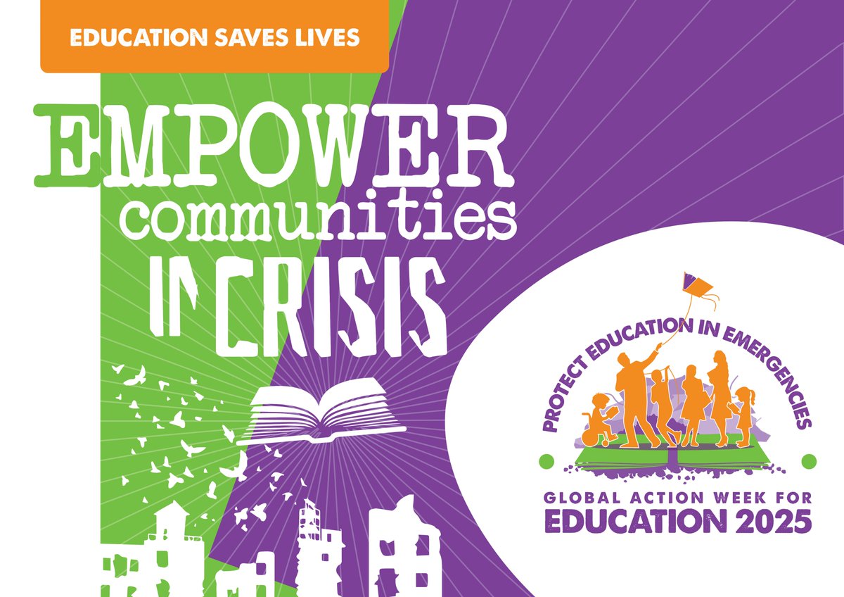 Education empowers communities to rebuild and thrive during crises. Let’s work together to ensure inclusive and quality education for all.
#EmpowerCommunities #FundEiE #GAWE2025