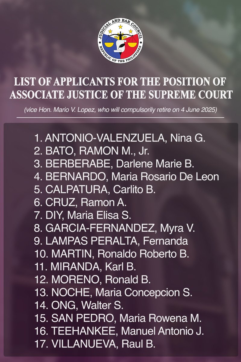 Philippine Supreme Court Public Information Office tweet media