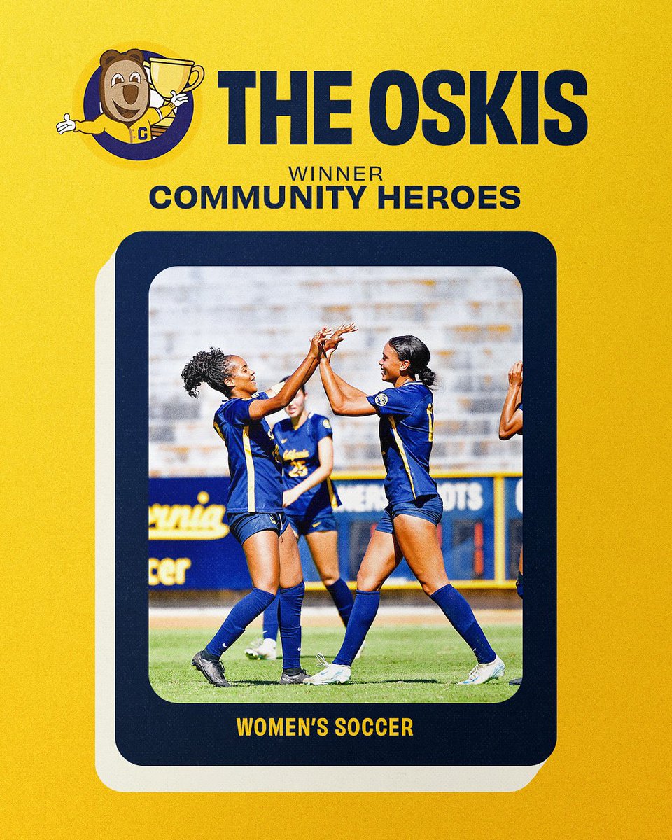 Setting the Standard! 👏

Your Bears take home the Community Heroes award at the Oskis!

#GoBears