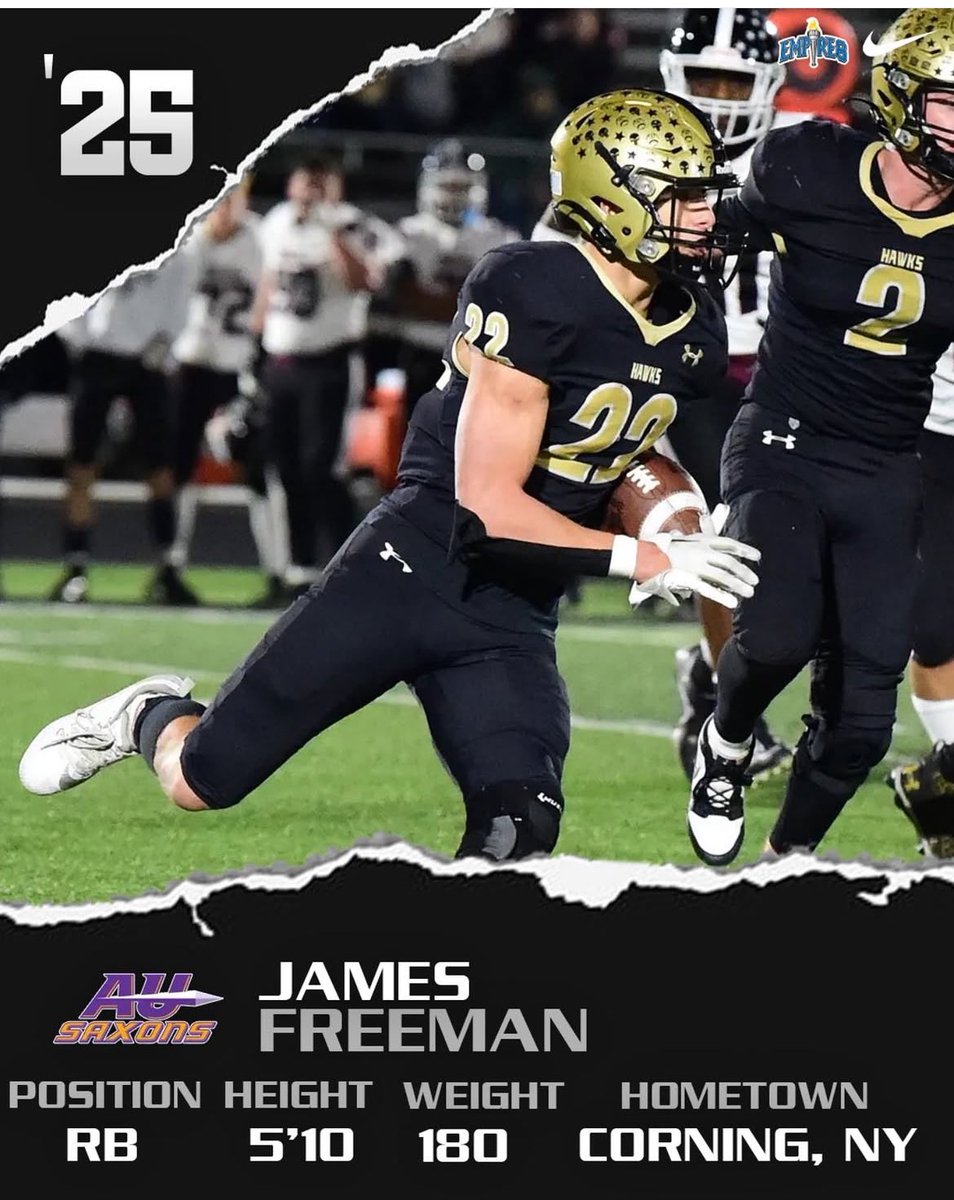 One Freeman graduates, another enters. The Alfred stable of RBs is stacked!!!