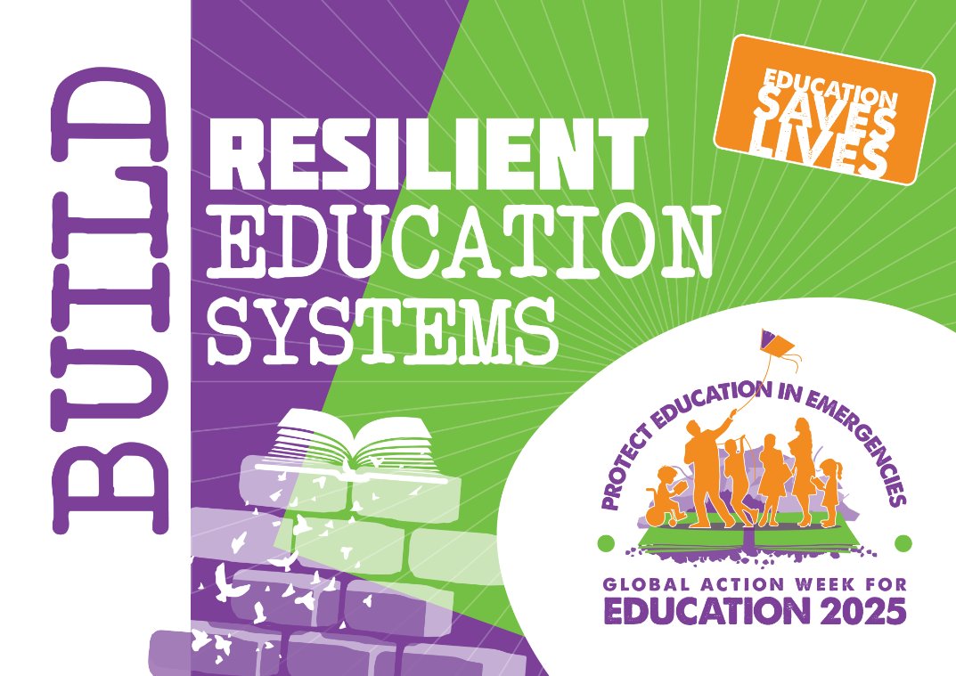 Resilient education systems are key to overcoming crises. Let’s advocate for systems that prepare, respond, and recover effectively.
#ResilientEducation #SafeSchoolsNow #GAWE2025